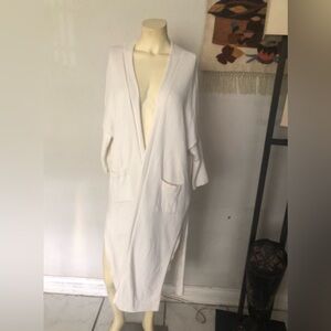 Rapsodia Ivory Cream Short Sleeve Cardigan Sweater Size Small